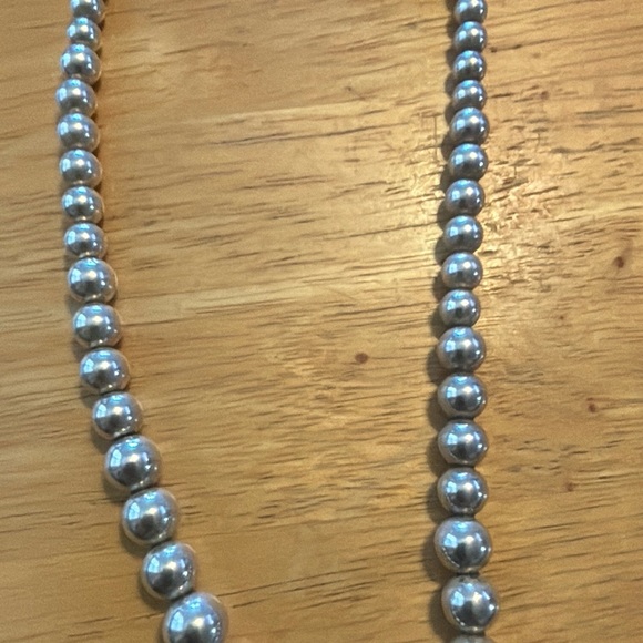 Tiffany & Co. Sterling Silver Graduated Bead Necklace - Picture 15 of 15